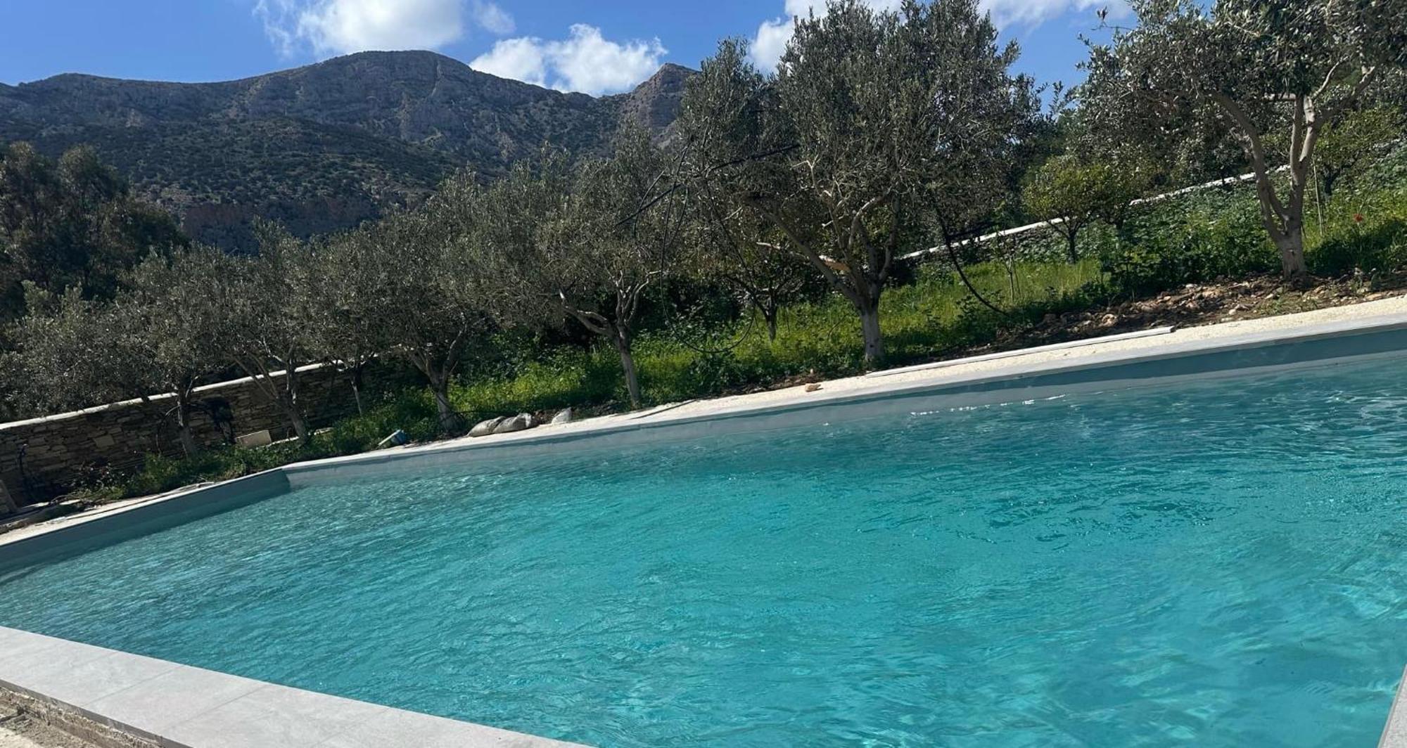 Villa River With Pool Kamares  Екстериор снимка
